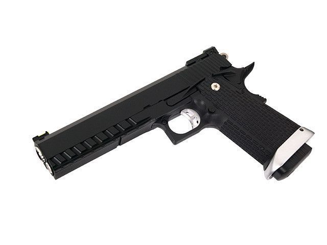 Пистолет Colt M1911 Hi-Capa 6&Prime; GreenGas KP-06 [KJW] (для страйкбола) GGB-0345TM фото