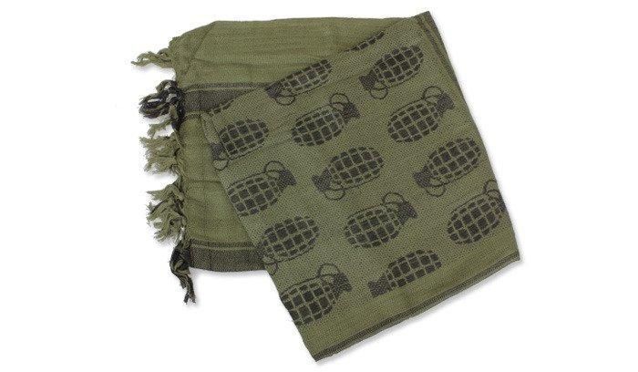 101 Inc. - Grenade Shemagh - OD Green (для страйкбола) 14093 фото