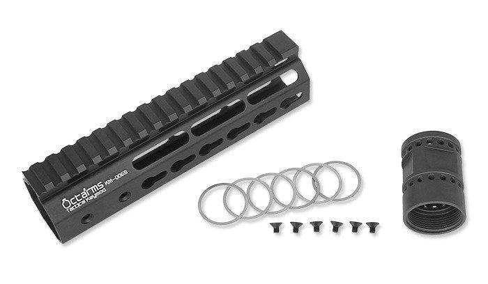 ARES - Octarms 7 '' Tactical Keymod Handguard - KM-006S-BK (для страйкболу) 14682 фото