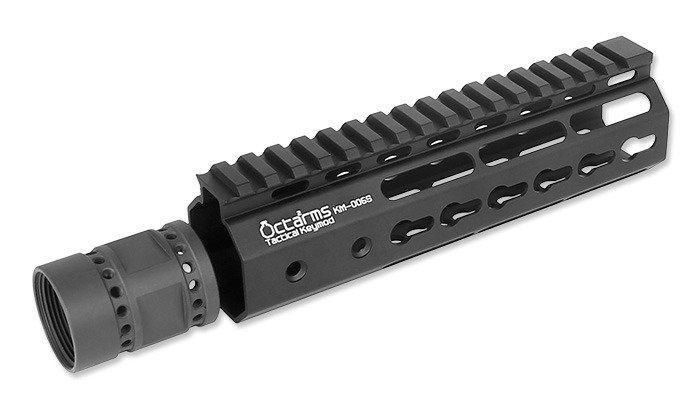 ARES - Octarms 7 '' Tactical Keymod Handguard - KM-006S-BK (для страйкболу) 14682 фото
