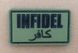Naszywka 3D - Infidel - olive [GFC Tactical] (для страйкболу) GFT-30-004692 фото 2