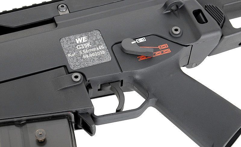 WE-G39K GBBR - black [Wei-E Tech] (для страйкболу) GR-0114K фото
