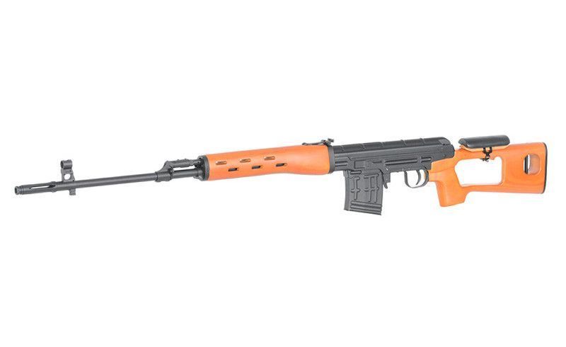 Спрінгова снайперська гвинтівка СВД/SWD Bolt Action - Real Wood [AGM] (для страйкболу) AGMSVDW фото