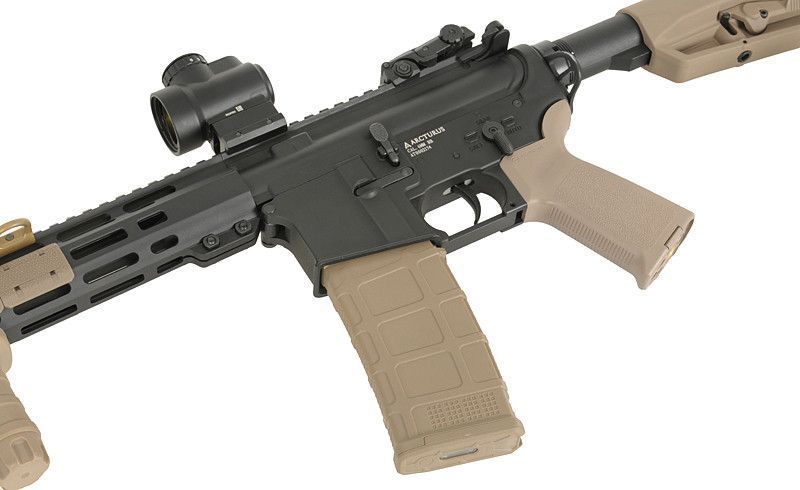 Полімерний магазин 150 куль AR-15/M4 Gen3 - Dark Earth [BattleAxe] (для страйкболу) FBP2315-TAN фото