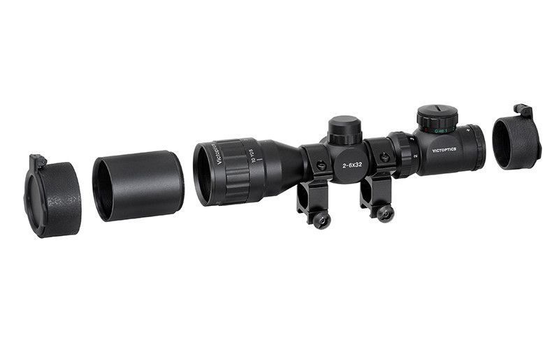 Kompaktowa luneta Victoptics 2-6x32AOE - Black [Vector Optics] (для страйкбола) OPSL09 фото