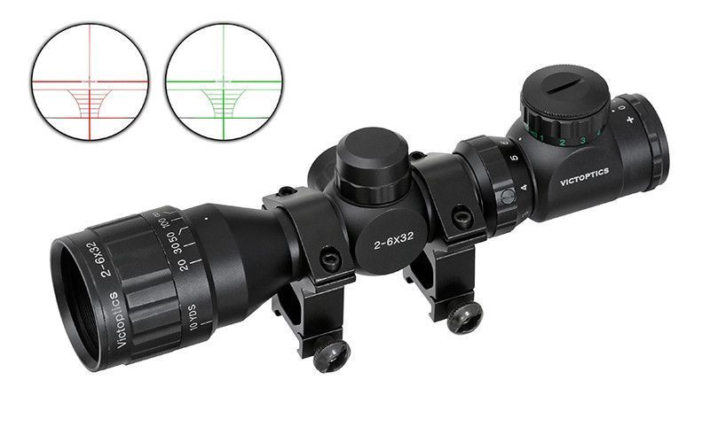 Kompaktowa luneta Victoptics 2-6x32AOE - Black [Vector Optics] (для страйкбола) OPSL09 фото