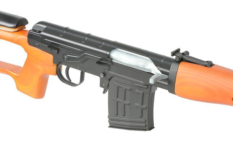 Спрінгова снайперська гвинтівка СВД/SWD Bolt Action - Real Wood [AGM] (для страйкболу) AGMSVDW фото