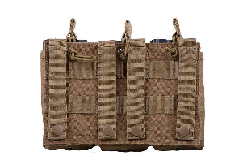 Потрійний подсумок універсальний - tan [GFC Tactical] (для страйкболу) GFT-19-007954 фото