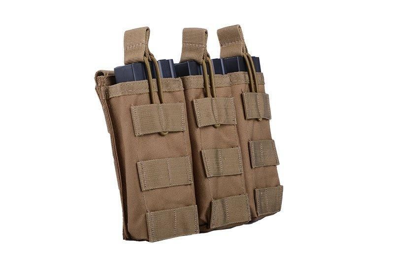 Потрійний подсумок універсальний - tan [GFC Tactical] (для страйкболу) GFT-19-007954 фото