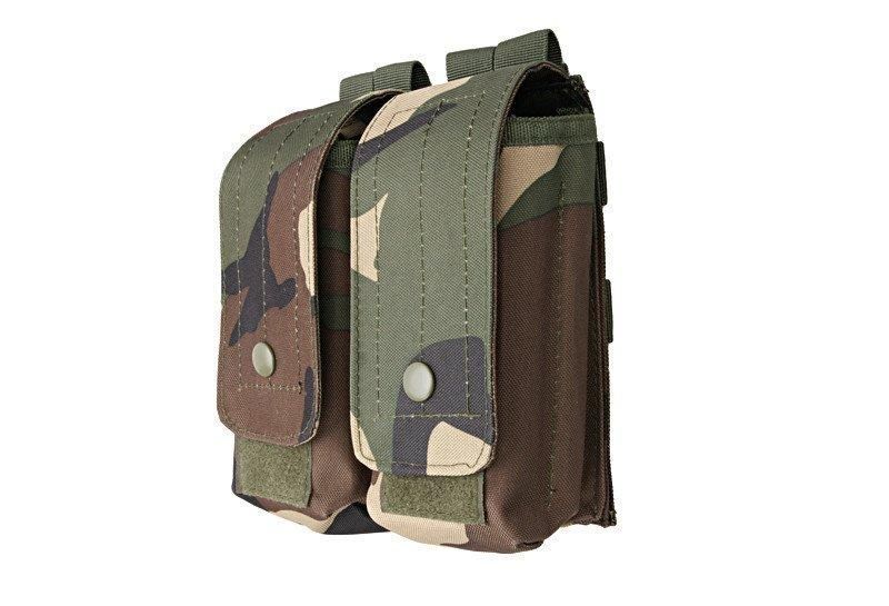 Двойной подсумокдля магазинов типа AK - woodland [GFC Tactical] (для страйкбола) GFT-19-003578 фото