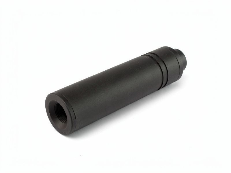 Глушитель 110x27mm Short Standard (14 мм CCW) &mdash; Black [Slong Airsoft](для страйкбола) SL00321 фото
