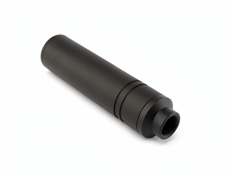 Глушитель 110x27mm Short Standard (14 мм CCW) &mdash; Black [Slong Airsoft](для страйкбола) SL00321 фото