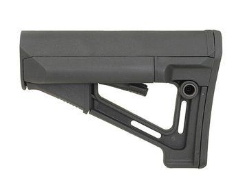 Ергономічний приклад тактичний mod.3 - Black (для страйкболу) BD3655 фото