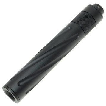 Глушник 170x27 мм Twisted &mdash; Black [Slong Airsoft] (для страйкболу) SL00328 фото