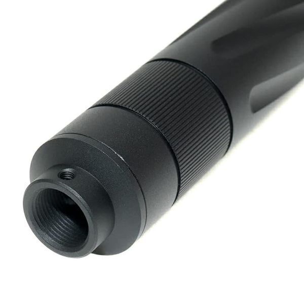Глушитель 170x27 мм Twisted &mdash; Black [Slong Airsoft] (для страйкбола) SL00328 фото