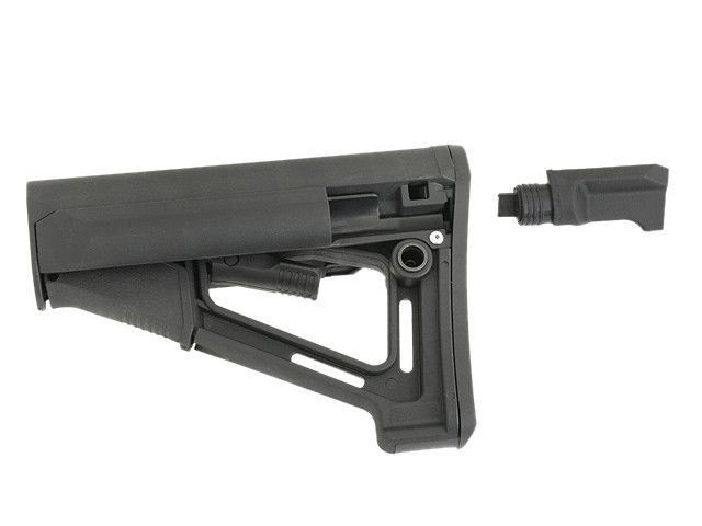Эргономичный приклад тактический mod.3 - Black (для страйкбола) BD3655 фото