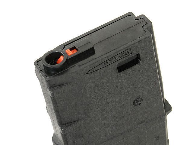Магазин полімерний на 120 куль M4/AR-15 &ndash; BLACK [ХУБІЛАЙ] (для страйкболу) AS.I015-BK(CST9905-BK) фото
