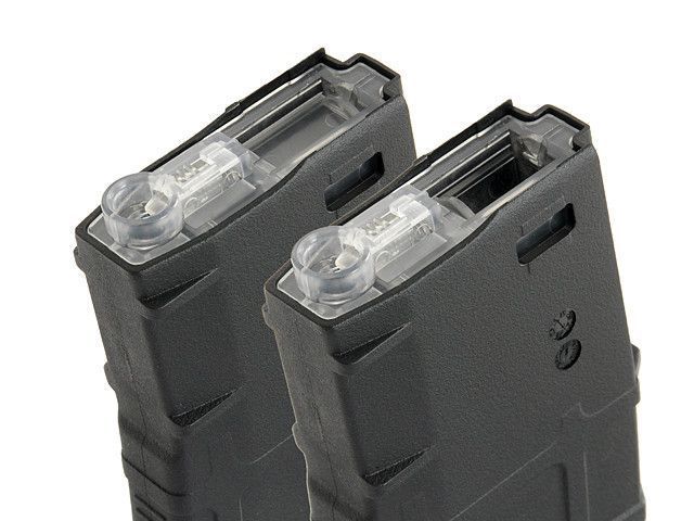 Полимерный магазин 380 шаров AR-15/M4 Gen3 - Black [BattleAxe] (для страйкбола) FBP2338 фото