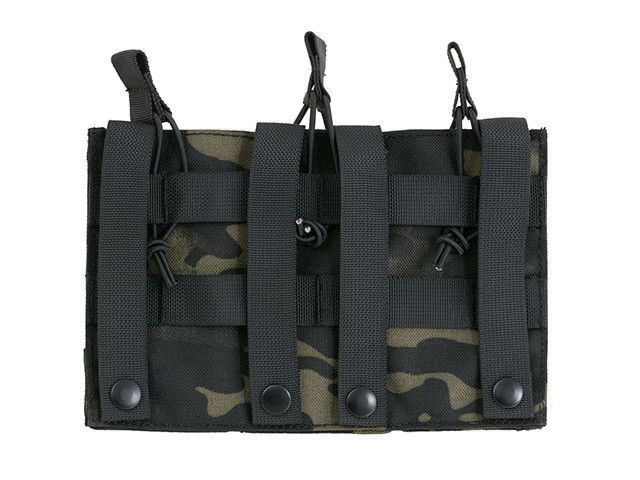 Потрійний відкритий підсумок для магазинів 5.56 - Multicam Black [8FIELDS] (страйкбол) M51613021-MB фото