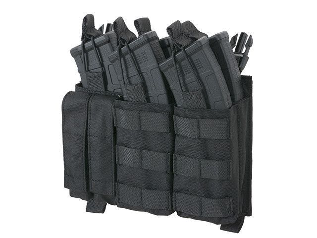 Тройной пистолетно-винтовочный подсумок Buckle Up AK/9 мм - Black [8FIELDS] (для страйкбола) M51613203-BK фото