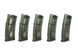 Zestaw 5 magazynk&oacute;w mid-cap 130 kulek do моделей M4/M16 - przezroczysty [ARES] (для страйкболу) ARE-05-030784 фото 2