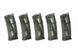 Zestaw 5 magazynk&oacute;w mid-cap 130 kulek do моделей M4/M16 - przezroczysty [ARES] (для страйкболу) ARE-05-030784 фото 1
