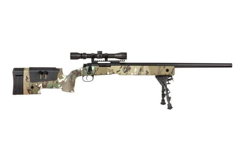 Страйкбольный аналог karabinu wyborowego SA-S02 CORE&trade; High Velocity z lunetą i dw&oacute;jnogiem - MC [Specna Arms] (для SPE-03-031961 фото