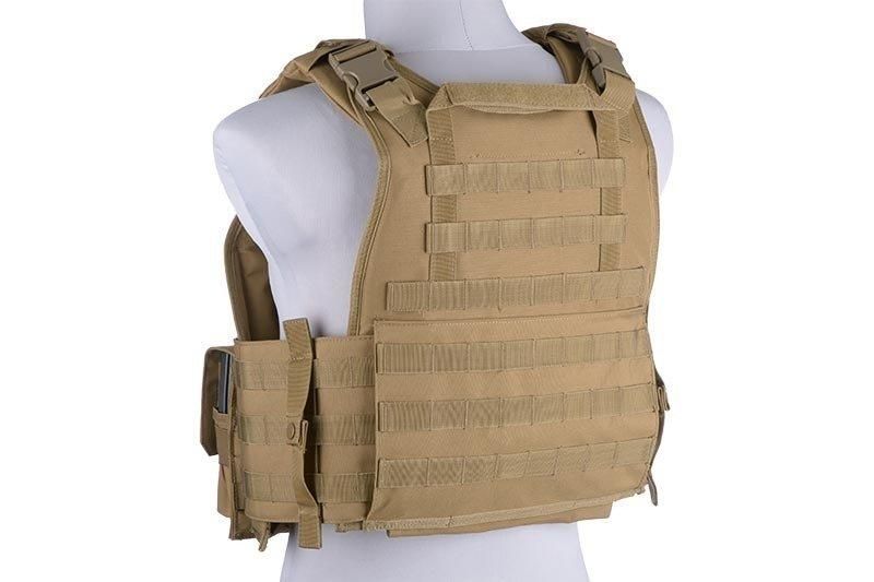 Жилет тактический (разгрузочный) типа Plate Carrier - tan [GFC Tactical] (для страйкболу) GFT-18-018406 фото