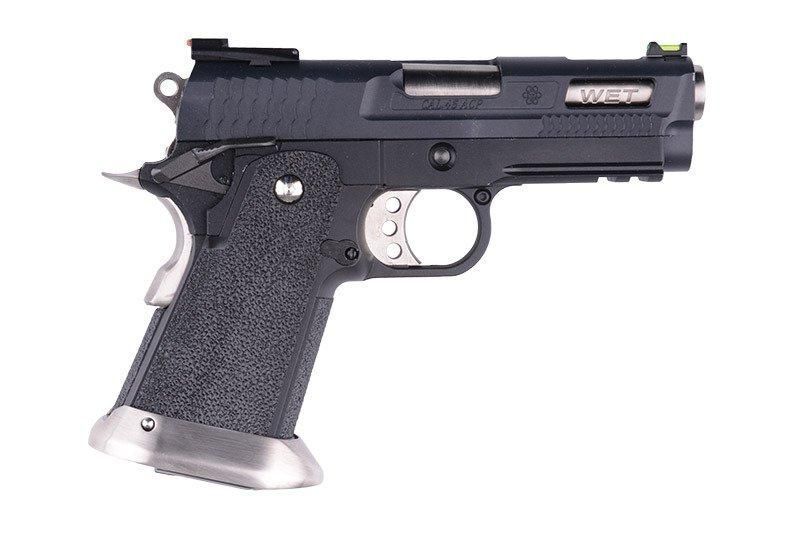 Страйкбольный пістолет Hi-Capa 3.8 Force "Brontosaurus" - black [WE] (для страйкболу) WET-02-010298 фото