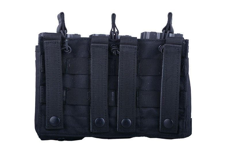 Потрійний подсумок універсальний - black [GFC Tactical] (для страйкболу) GFT-19-007953 фото