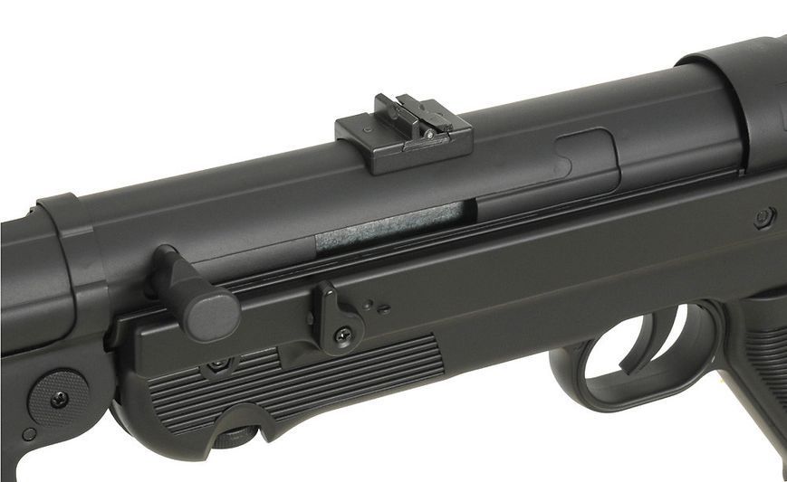 Пістолет-пулемет MP007 (MP 40) FULL METAL &mdash; BLACK [AIRSOFT GUN MANUFACTURER] (для страйкболу) AGMMP40BK(000089) фото