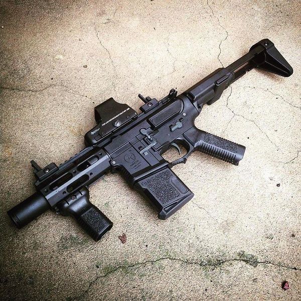 Страйкбольная винтовка штурмовая AM-015 - Black [AMOEBA] (для страйкбола) AMB-01-011150 фото