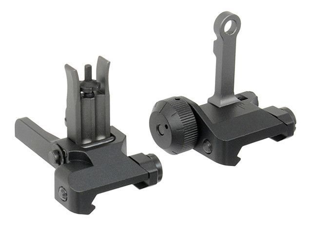 Набор складных прицельных приспособлений M4 SOPMOD - Black [KUBLAI] (для страйкбола) AS.Q072-BK фото