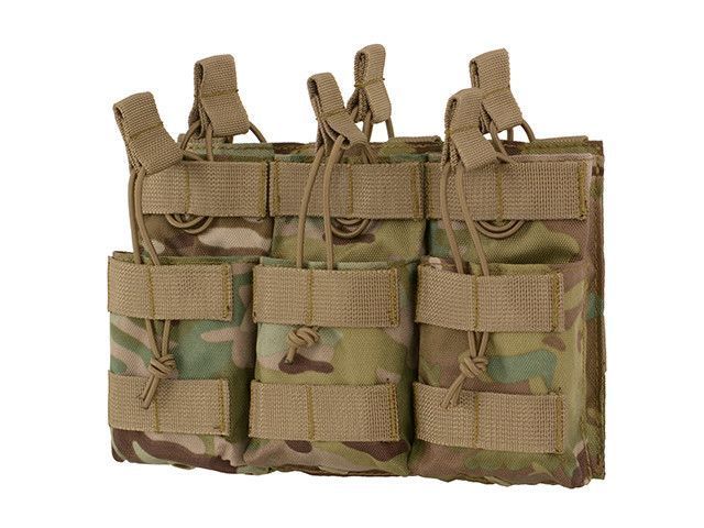 Тройной подсумок на 6 магазинов M4/M16/AR-15 - Multicam [8FIELDS] M51613094-CP фото