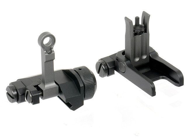 Набор складных прицельных приспособлений M4 SOPMOD - Black [KUBLAI] (для страйкбола) AS.Q072-BK фото