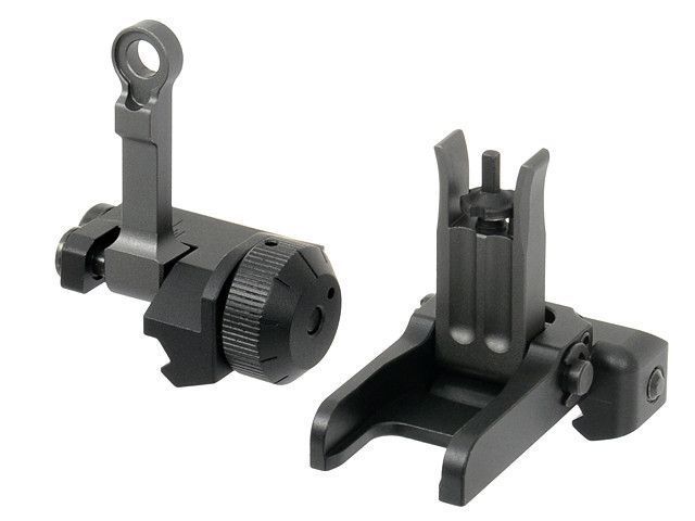 Набор складных прицельных приспособлений M4 SOPMOD - Black [KUBLAI] (для страйкбола) AS.Q072-BK фото