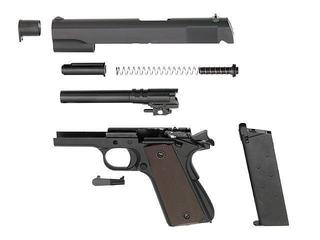Colt 1911 green gas [KJW] (для страйкболу) GGB-0305TM(001354) фото