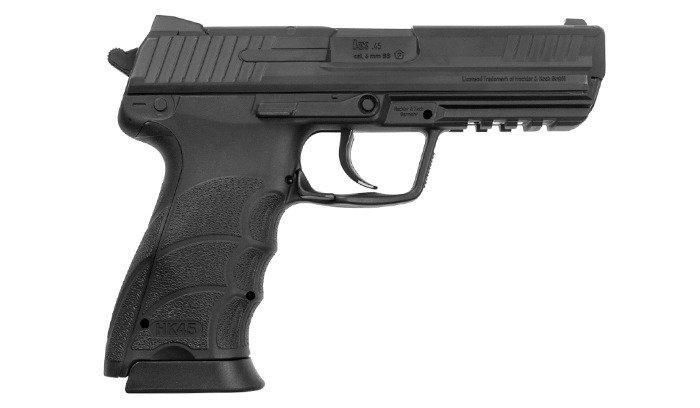 Umarex - Heckler & Koch HK45 Pistol airsoft - CO2 - Black - 2.5978 (для страйкбола) 19074 фото