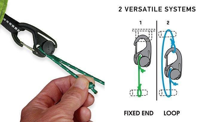 Nite Ize - CamJam Small Cord Tightener - 2Pack w/Rope - NCJS-M1-2R3 (для страйкбола) 11118 фото