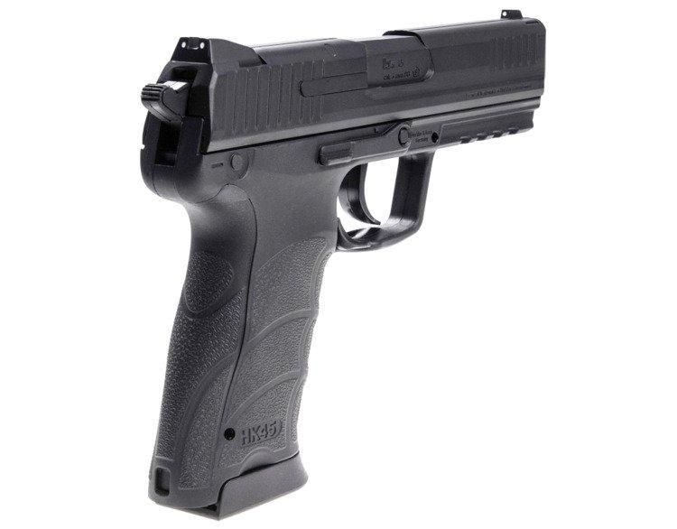 Umarex - Heckler & Koch HK45 Pistol airsoft - CO2 - Black - 2.5978 (для страйкбола) 19074 фото