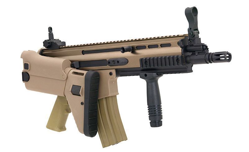 Airsoft аналог SCAR-L SC-01 &ndash; DARK EARTH [DBoys] (для страйкболу) FB2482 CT фото