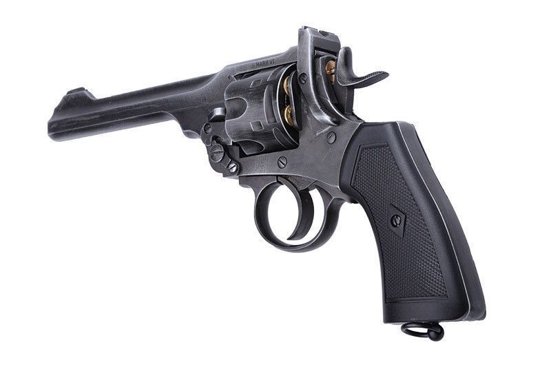 Страйкбольный аналог rewolweru Webley MKVI .455 - Aged Version [WinGun] (для страйкболу) WIN-02-010369 фото