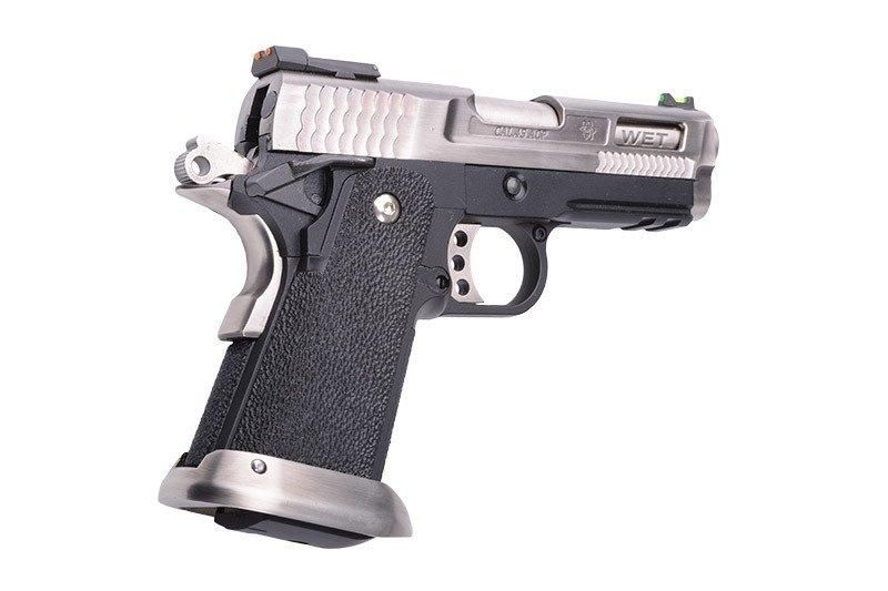Страйкбольный пистолет Hi-Capa 3.8 Force "Brontosaurus" - silver [WE] (для страйкбола) WET-02-010299 фото