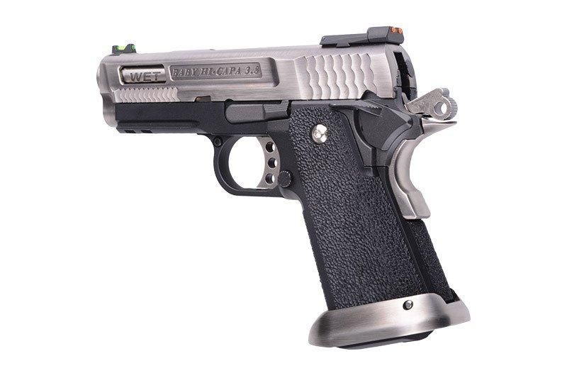 Страйкбольный пистолет Hi-Capa 3.8 Force "Brontosaurus" - silver [WE] (для страйкбола) WET-02-010299 фото