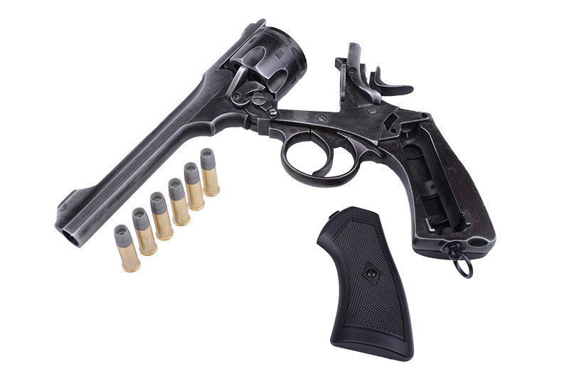 Страйкбольный аналог rewolweru Webley MKVI .455 - Aged Version [WinGun] (для страйкболу) WIN-02-010369 фото