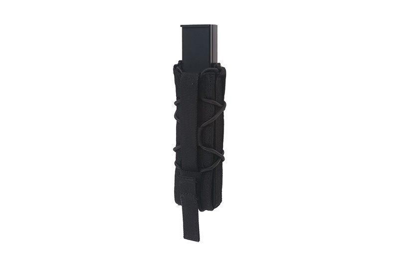 Pojedyncza ładownica na magazynek do pistoletu maszynowego - czarna [GFC Tactical] (для страйкбола) GFT-19-024776 фото