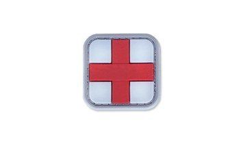 4TAC - PVC Patch - Medic Cross - White-red (для страйкбола) 13606 фото