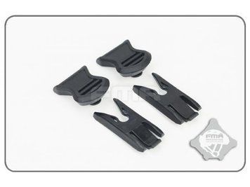 Кліпси для кріплення окулярів на шолом (19 мм) &ndash; Black [FMA] tb315 фото