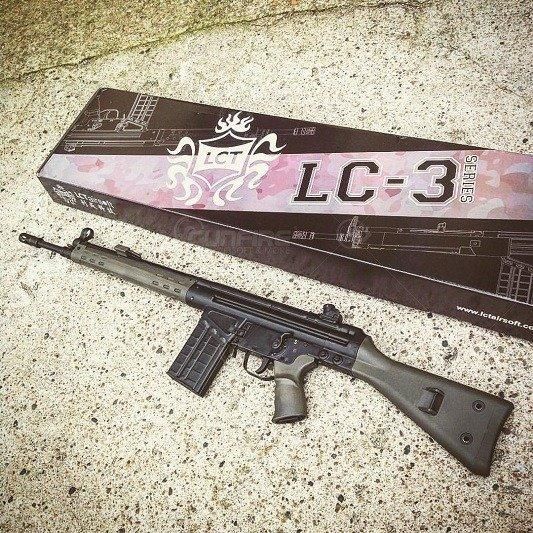Винтовка LC-3A3-S - zielona [LCT] (для страйкбола) LCT-01-019646 фото