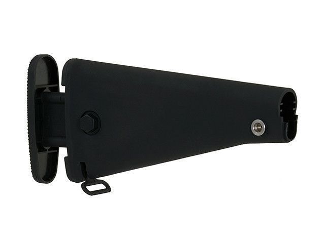 Сплошной приклад с регулировкой длины SR-25/AR-15/M4 &ndash; BLACK [CYMA] (для страйкбола) FBP1793 фото